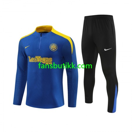 Inter Milan Blå Trenings Collegegenser Set 2024-2025